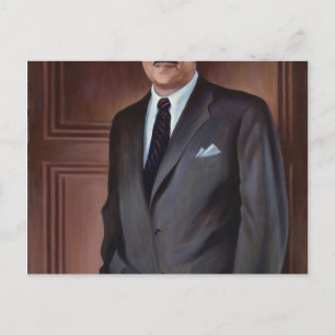 Thurgood Marshall Porträt von Betsy Graves Reyneau Postkarte