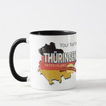 Thüringen Deutschland Retro Bundesstaatlicher Staa