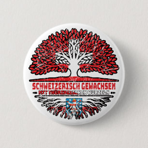 Thüringen Thüringisch Schweizer Schweiz Baum Button