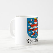 Thüringen Wappen Wappen Kaffeetasse (Vorderseite Links)