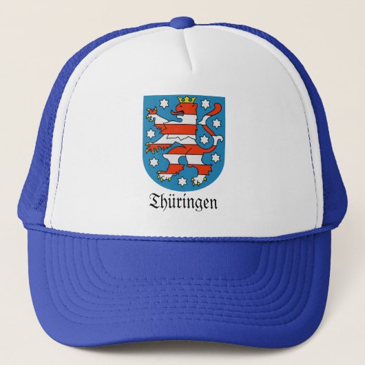 Thüringen Wappen Wappen Truckerkappe (Vorderseite)