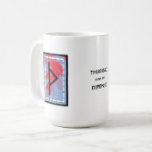 Thurisaz Rune Tasse - Verteidigung! (Vorderseite Links)