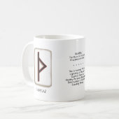 Thurisaz RuneStone 11 oz. Tasse (Vorderseite Links)