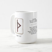Thurisaz RuneStone 15 oz. Tasse (Vorderseite Links)