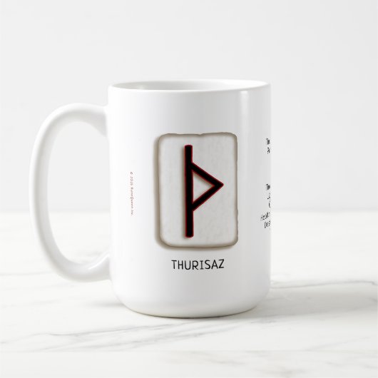 Thurisaz RuneStone 15 oz. Tasse (Links)