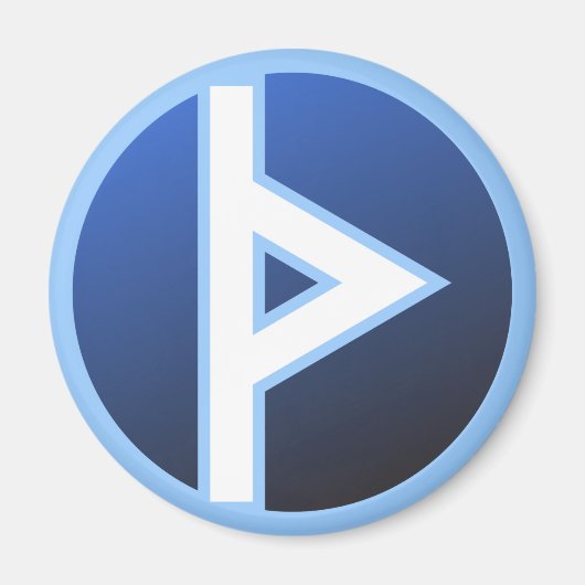 Thurisaz Thurs Thorn Rune Magnet (Vorne)