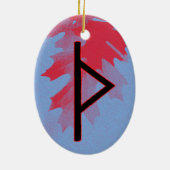Thurisaz Viking Rune Ornament - Verteidigung! (Hinten)