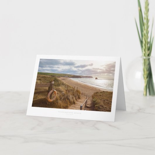 Thurlestone Beach Karte (Vorderseite)