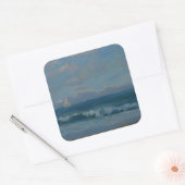 Thurlestone Beach Quadratischer Aufkleber (Umschlag)
