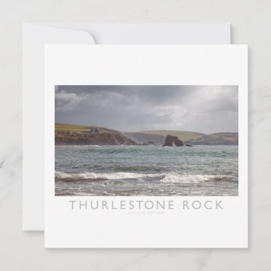 Thurlestone Rock Feiertagskarte (Vorderseite)