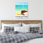 Thurlestone South Devon Reiseplakat Leinwanddruck (Insitu (Schlafzimmer))