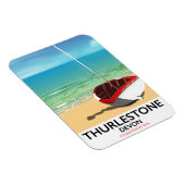 Thurlestone South Devon Reiseplakat Magnet (Rechte Seite)