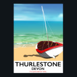 Thurlestone South Devon Reiseplakat Poster<br><div class="desc">Thurlestone South Devon Beach Reiseplakat drucken.</div>
