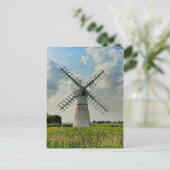 Thurne Dyke Dränage Mill Postkarte (Stehend Vorderseite)