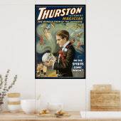 Thurston, das große Vintage Magier Poster (Küche)