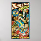 Thurston & Daughter Jane Magician Werbung Poster (Vorne)
