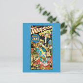 Thurston & Daughter Jane Magician Werbung Postkarte (Stehend Vorderseite)