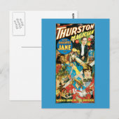 Thurston & Daughter Jane Magician Werbung Postkarte (Vorne/Hinten)