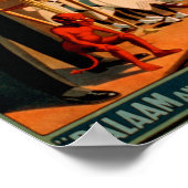 Thurston - Demons & Donkey Vanish Trick Magie Poster (Ecke)