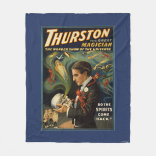 Thurston der große Magier, der Schädel magisch Fleecedecke