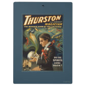 Thurston der große Magier, der Schädel magisch Klemmbrett (Rückseite)