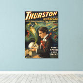 Thurston, der große Zauberer, der die Magie des Sc Leinwanddruck (Insitu (Holzboden))