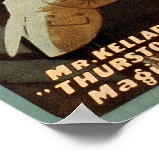 Thurston, der große Zauberkünstler Poster (Ecke)