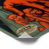 Thurston, der große Zauberkünstler Poster (Ecke)