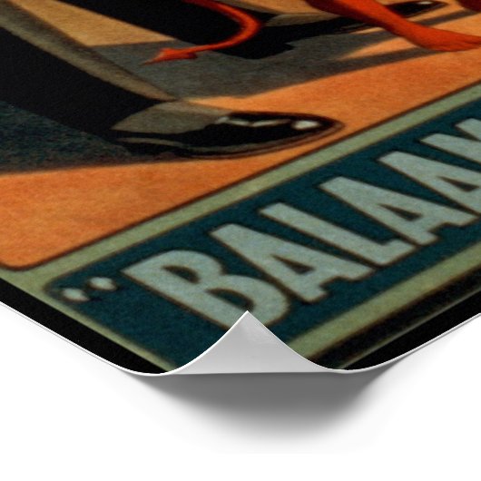 Thurston, der große Zauberkünstler Poster (Ecke)