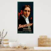Thurston, der Teufel erzählt ihm Magie Poster (Küche)