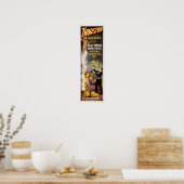THURSTON Famous Magician East Indian Rope Trick Poster (Küche)