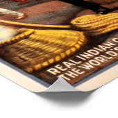 THURSTON Famous Magician East Indian Rope Trick Poster (Ecke)