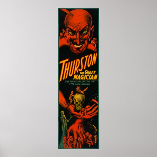 Thurston "Great Magician Show of the Universe" Poster (Vorne)