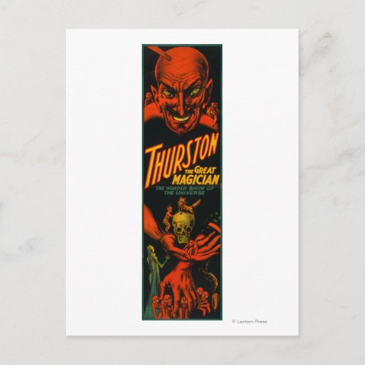 Thurston "Great Magician Show of the Universe" Postkarte (Vorderseite)