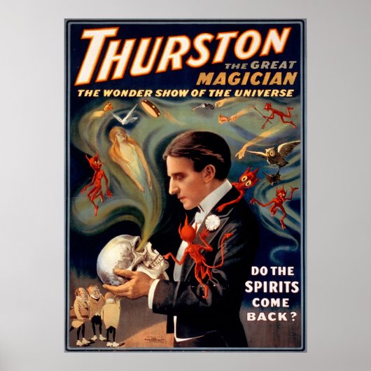 Thurston Great Magician Vintage Poster (Vorne)
