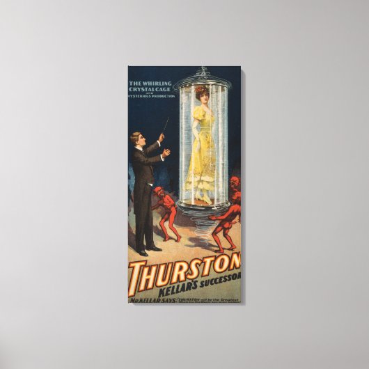 Thurston Kellars Nachfolger - Frau im Wasser Leinwanddruck (Vorderseite)