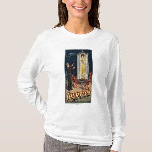 Thurston Kellars Nachfolger - Frau im Wasser T-Shirt (Vorderseite)