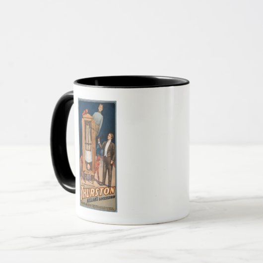 Thurston Kellars Nachfolger-Magic-Poster Tasse (Vorderseite Links)