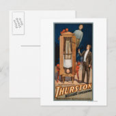 Thurston Kellar's Nachfolger Magieposter Postkarte (Vorne/Hinten)