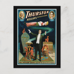 Thurston, Kellers Nachfolger Vintage-Magier Postkarte