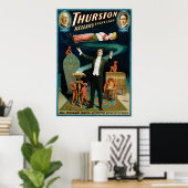 Thurston, Kellers Nachfolger Vintager Magier Poster (Heimbüro)