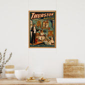 THURSTON Magician Illusionist VAUDEVILLE Poster (Küche)