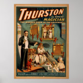 THURSTON Magician Illusionist VAUDEVILLE Poster (Vorne)