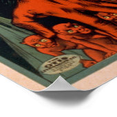 THURSTON Magician Illusionist VAUDEVILLE Poster (Ecke)