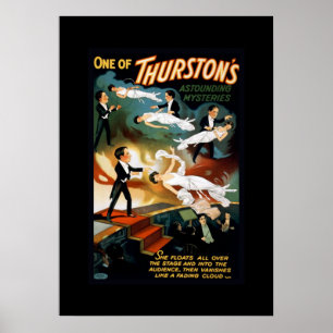 Thurston Magician Vintag Theater Poster