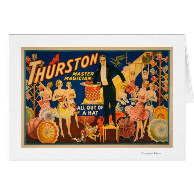 Thurston, Magier "Out of a Hat" Magic (Vorderseite (Horizontal))