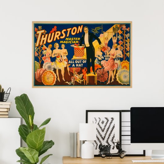 Thurston, Magier "Out of a Hat" Magic Poster (Heimbüro)