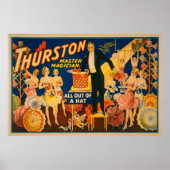 Thurston, Magier "Out of a Hat" Magic Poster (Vorne)