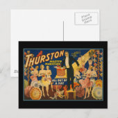 Thurston, Meisterzauberer, alles aus dem Hut Postkarte (Vorne/Hinten)