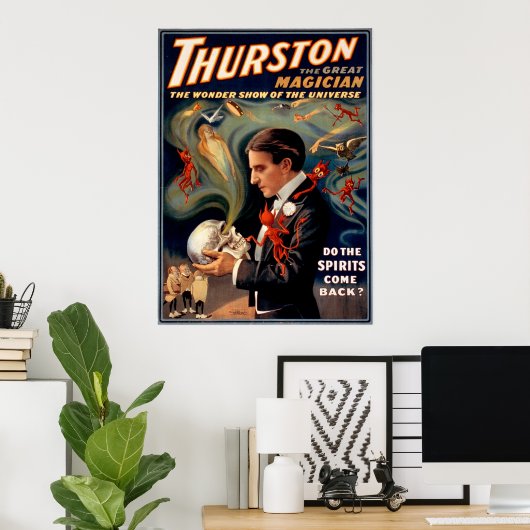 Thurston The Magician Poster (Heimbüro)